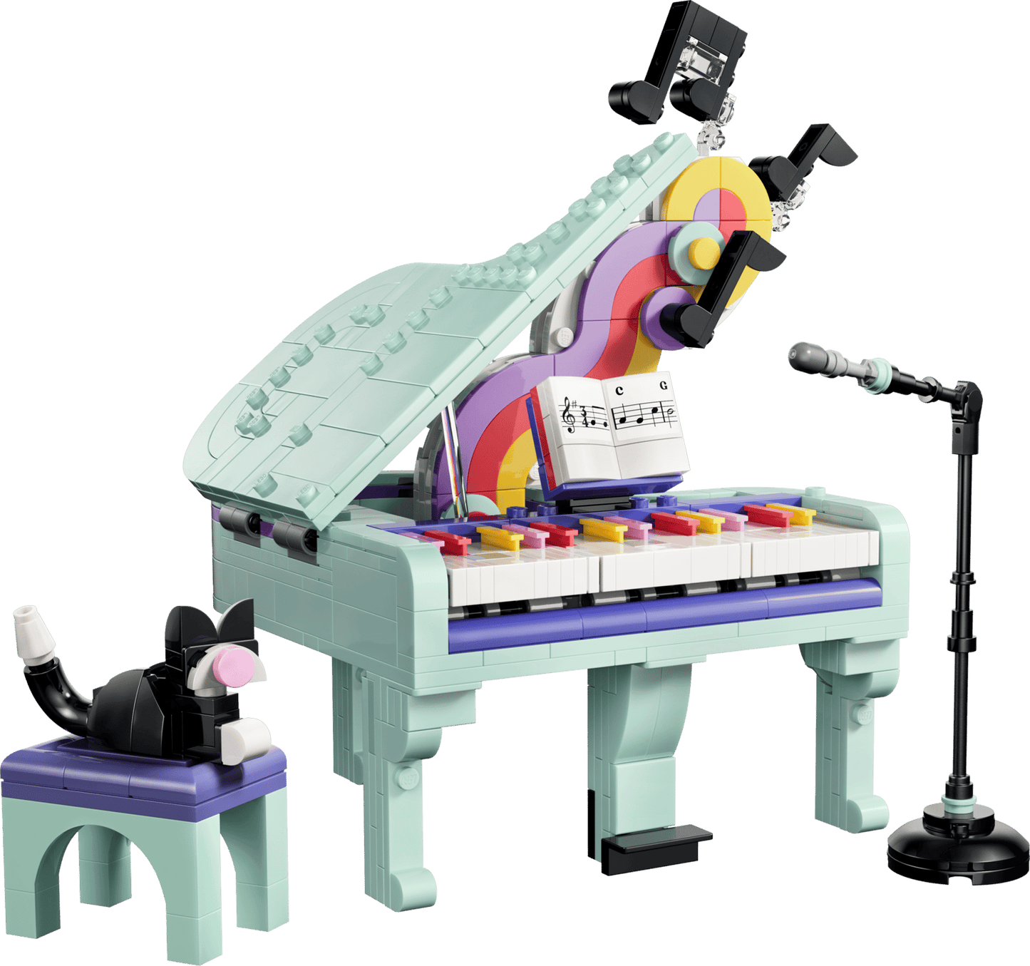 LEGO® Creator Music Decor Piano with Cat 31392