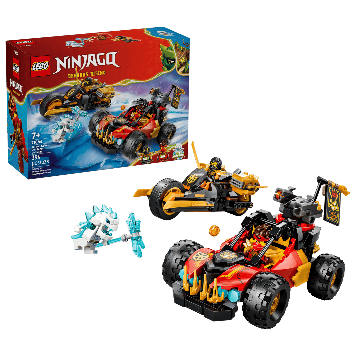 LEGO® Ninjago® Kai and Cole's Combiner Vehicles 71864
