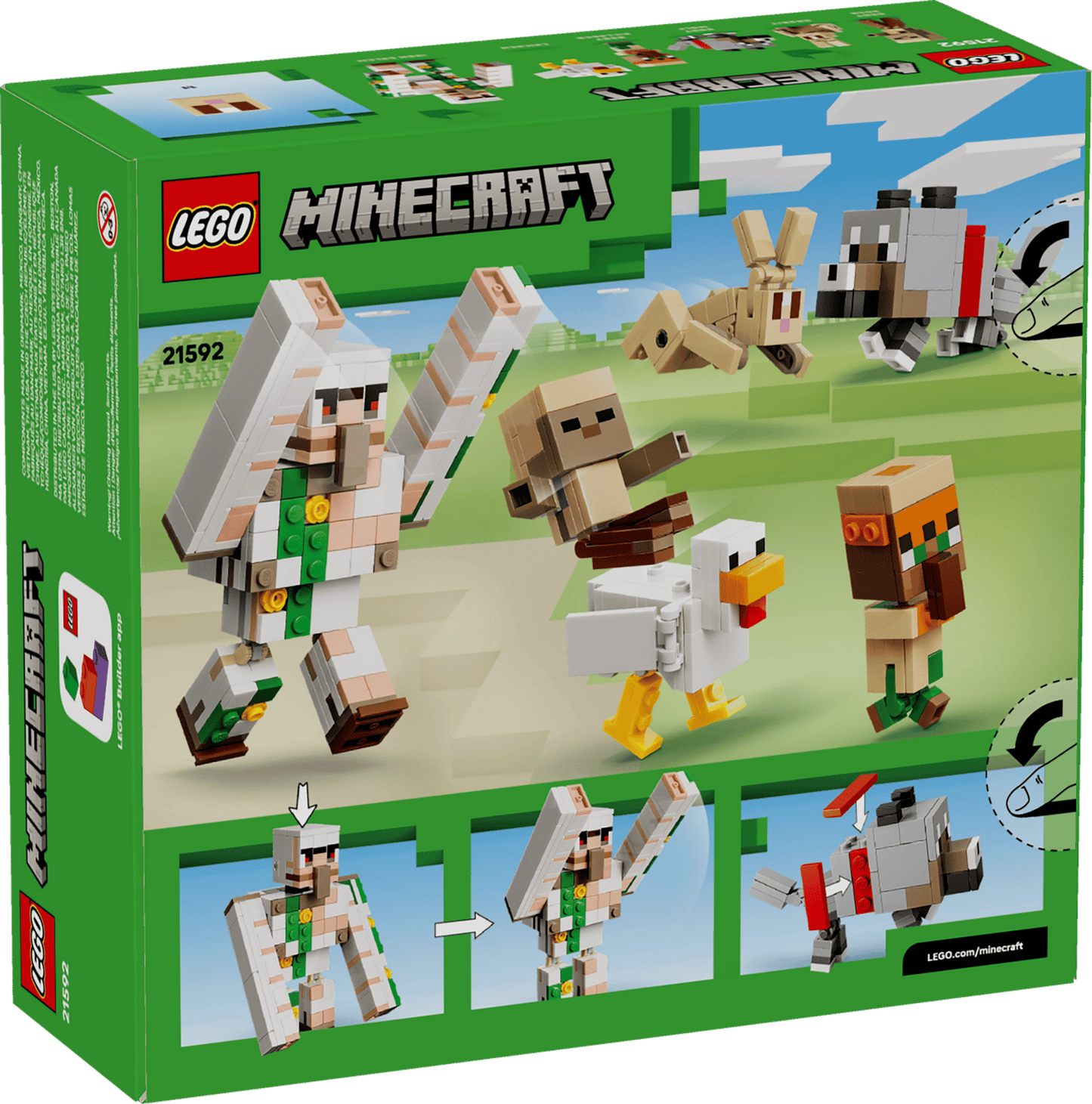 LEGO® Minecraft® Chicken Jockey Desert Attack 21592