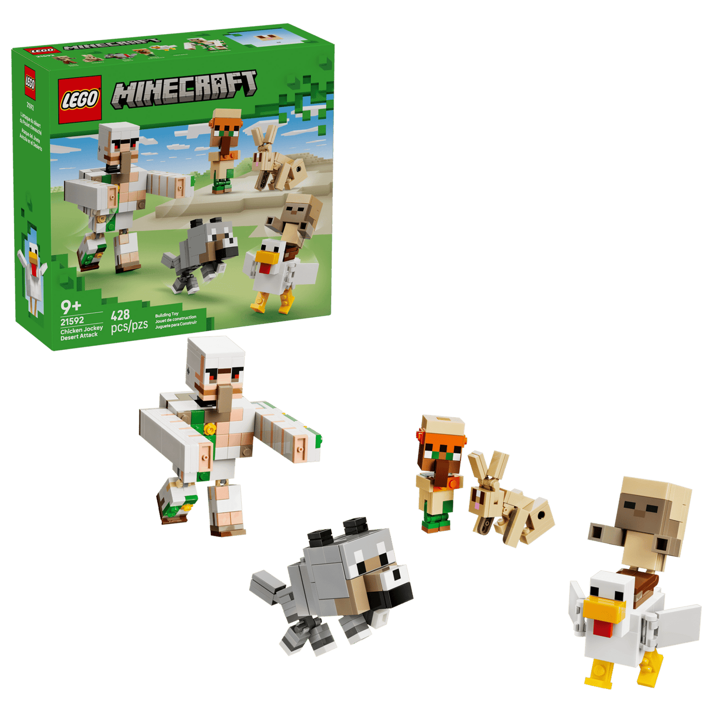 LEGO® Minecraft® Chicken Jockey Desert Attack 21592