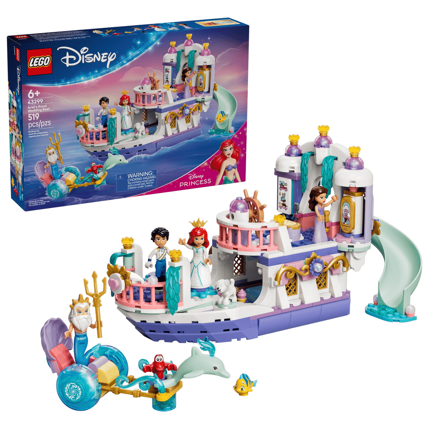 LEGO® Disney™ Princess Ariel's Royal Wedding Boat 43299