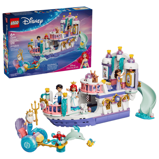 PREORDER NOW! LEGO® Disney™ Princess Ariel's Royal Wedding Boat 43299