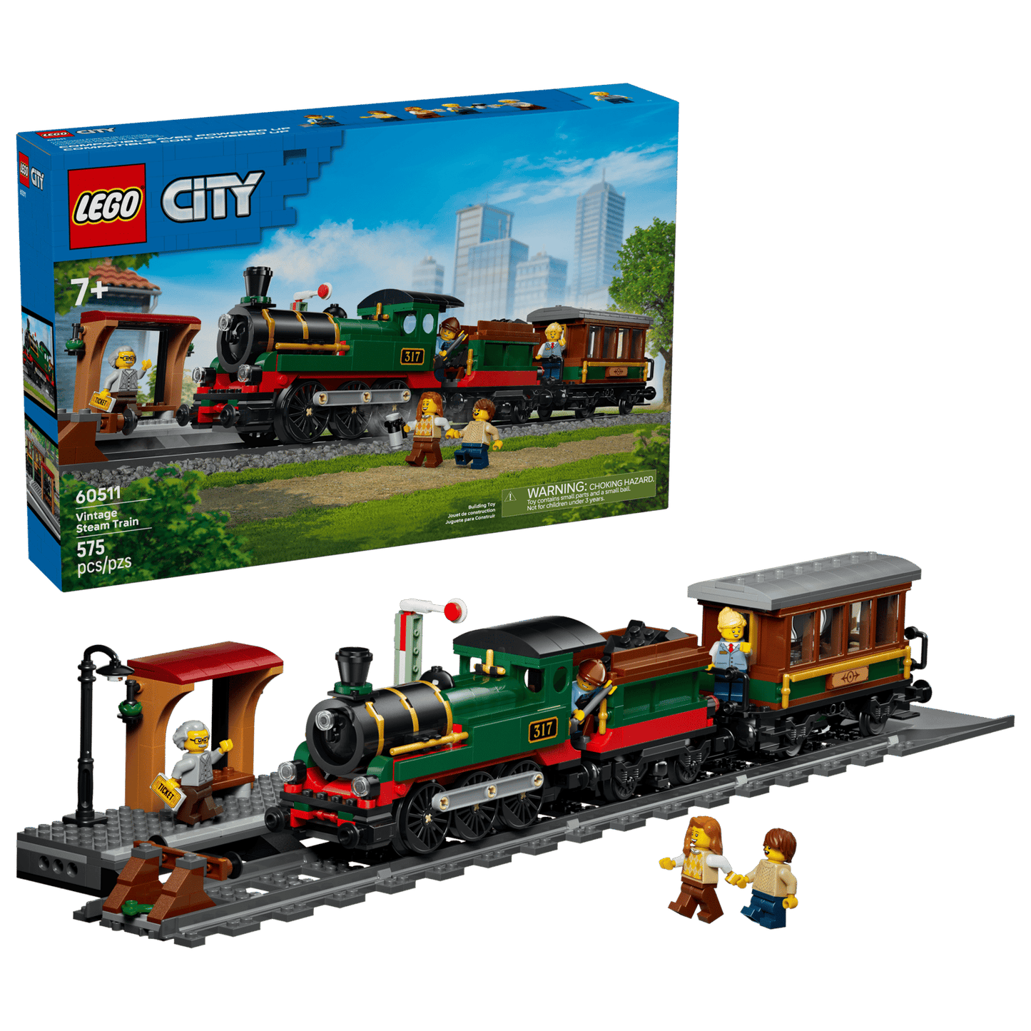 LEGO® City Trains Vintage Steam Train 60511