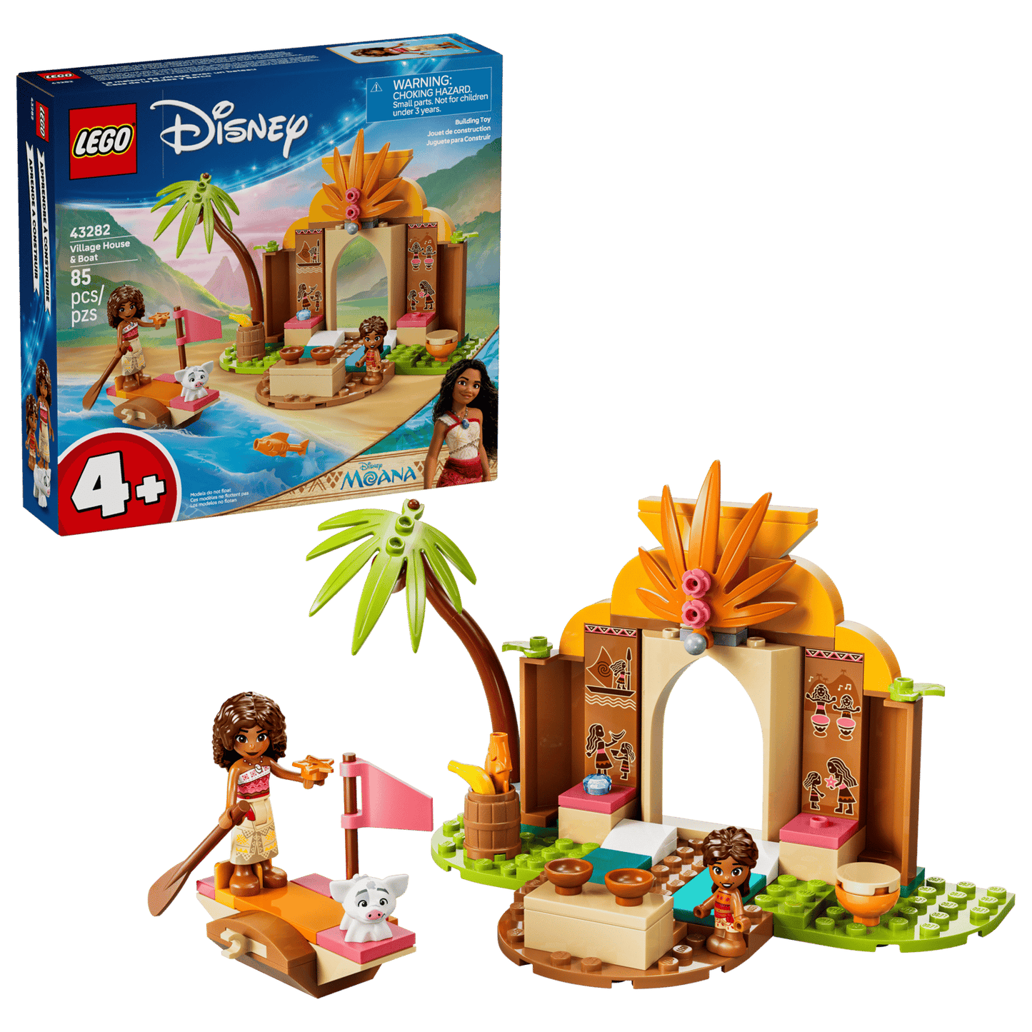 LEGO® Disney™ Princess Village House & Boat 43282