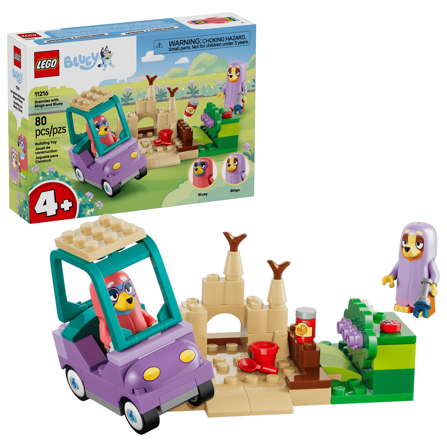 LEGO® Bluey Grannies with Bingo and Bluey 11216