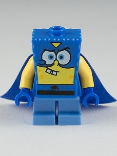 LEGO® Minifigure SpongeBob - Super Hero (bob025) - USED