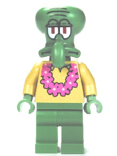 Squidward - Pink Lei