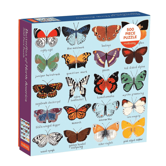 Mudpuppy: Butterflies of North America 500 Piece Puzzle