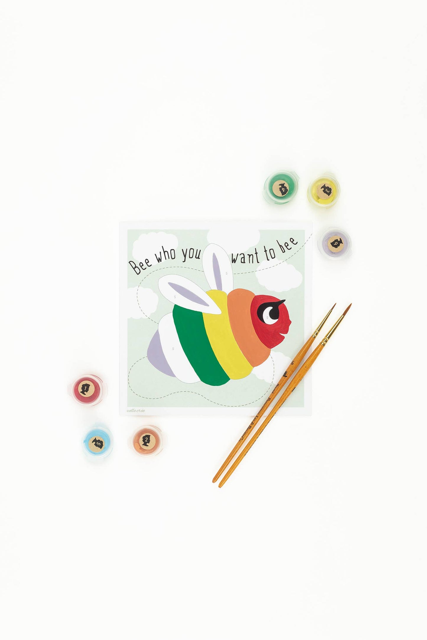 Pride Bee MINI Paint-by-Number Kit