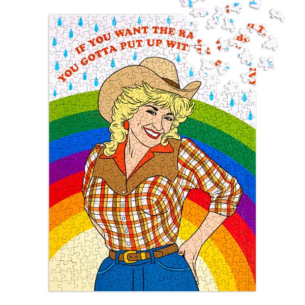 Dolly Cowgirl Rainbow 500 Piece Puzzle