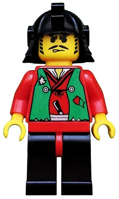 cas053   Minifigure   Ninja - Robber, Green