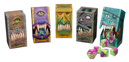 Chessex Hidden Wonders: Polyhedral 7-Die Blind Box Set (Pick 1 of 5 Box Styles!)