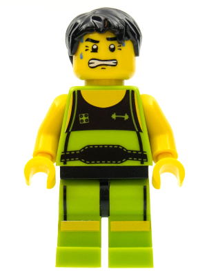 col026 Minifigure Weightlifter, Series 2 (Minifigure Only without Stand and Accessories)