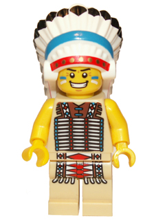 LEGO® Minifigure Tribal Chief, Series 3 (col034) - USED