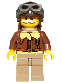 LEGO® Minifigure Pilot, Series 3 (Minifigure Only without Stand and Accessories) (col036)