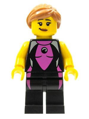 LEGO® Minifigure Surfer Girl, Series 4 (Minifigure Only without Stand and Accessories) (col053)