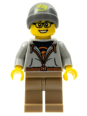 col057   Minifigure   Street Skater, Series 4 (Minifigure Only without Stand and Accessories)