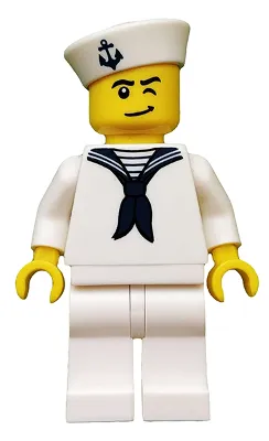 col058 Minifigure Sailor, Series 4 (Minifigure Only without Stand and Accessories)