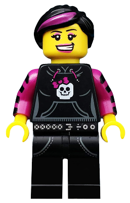 LEGO® Minifigure Skater Girl, Series 6 (Minifigure Only without Stand and Accessories) (col092) - USED
