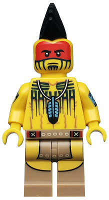 LEGO® Minifigure Tomahawk Warrior, Series 10 (Minifigure Only without Stand and Accessories) (col149)