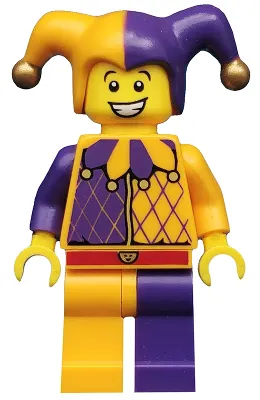 col187   Minifigure   Jester, Series 12 (Minifigure Only without Stand and Accessories)