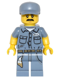 LEGO® Minifigure Janitor, Series 15 (Minifigure Only without Stand and Accessories) (col236)