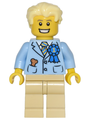 col255   Minifigure   Dog Show Winner, Series 16 (Minifigure Only without Stand and Accessories)