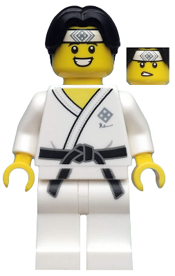 LEGO® Minifigure Martial Arts Boy, Series 20 (col367) - USED