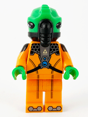 LEGO® Minifigure Alien, Series 21 (col384) - USED