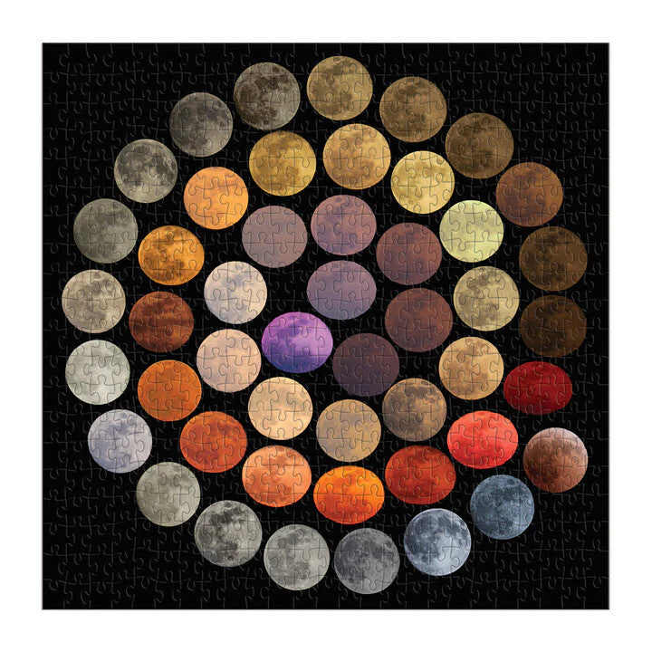 Colors of the Moon 500 Piece Puzzle