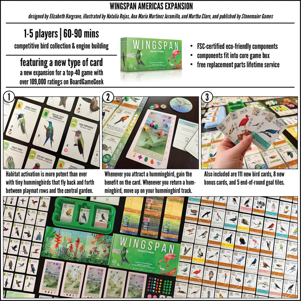 PREORDER NOW: Wingspan Americas Expansion