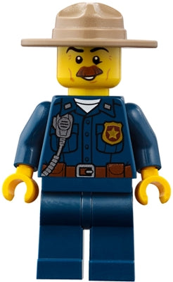 LEGO® Minifigure Mountain Police, Police Chief Male (cty0870) - USED