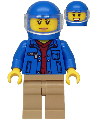 LEGO® Minifigure Pilot Rivera (cty1199) - USED