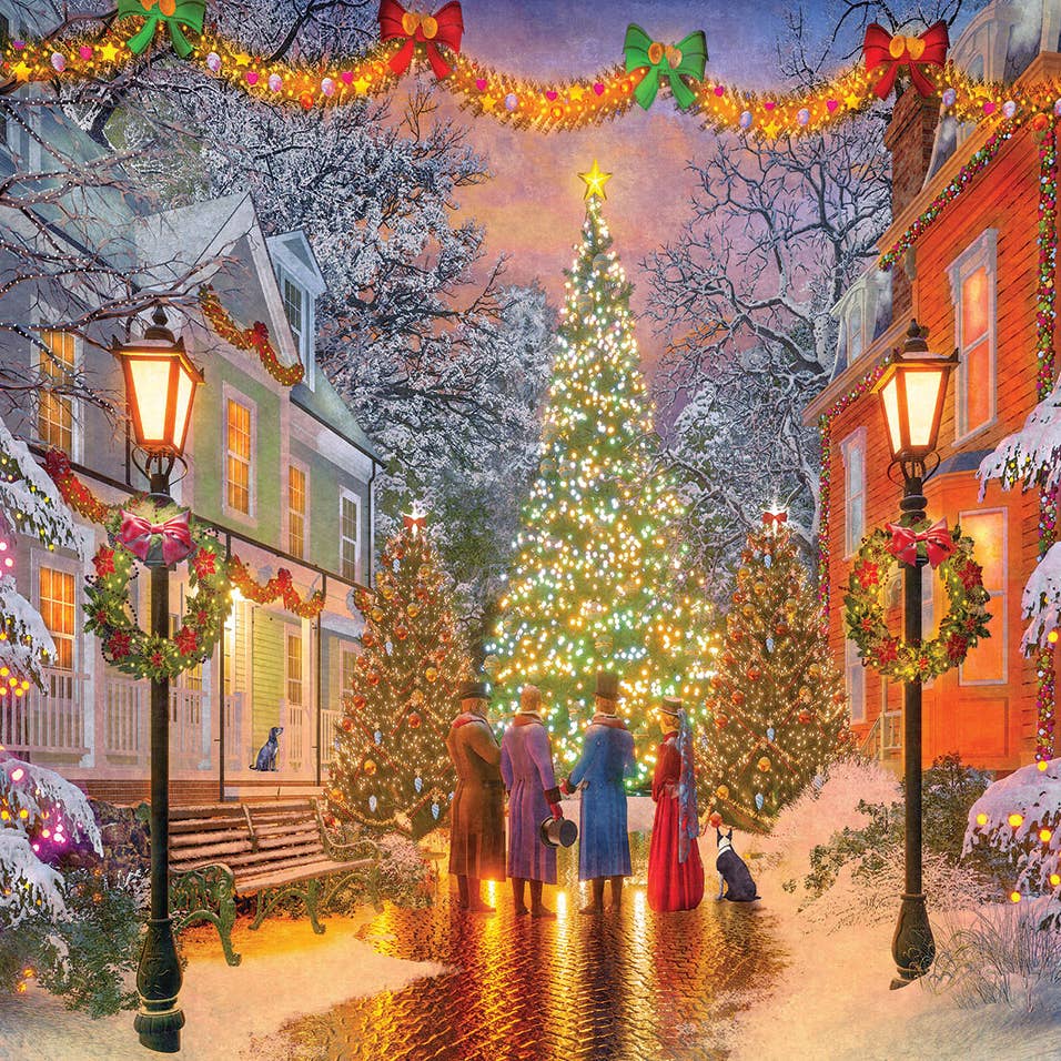 White Mountain Holiday Singers 1000 Piece Puzzle