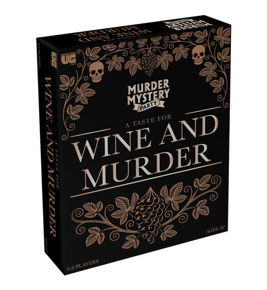 FINAL SALE: A Taste for Wine and Murder-Murder Mystery Games