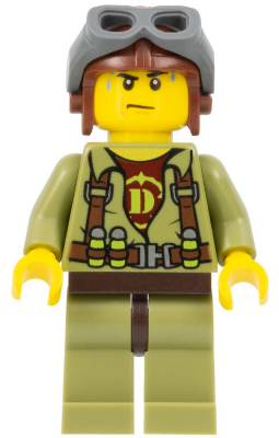 LEGO® Minifigure Hero - Helicopter Pilot (dino002)