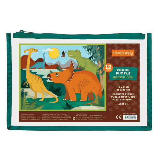 Mudpuppy: Dino Park Pouch Puzzle