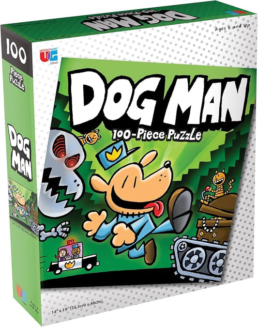 PUZZLE RENTAL: Dog Man Unleashed- 100 Piece Puzzle