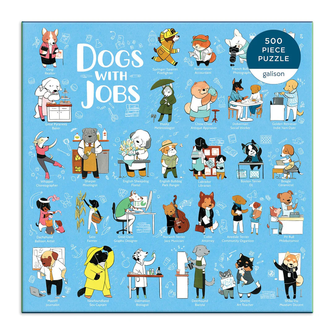 Dogs With Jobs 500 Piece Puzzle