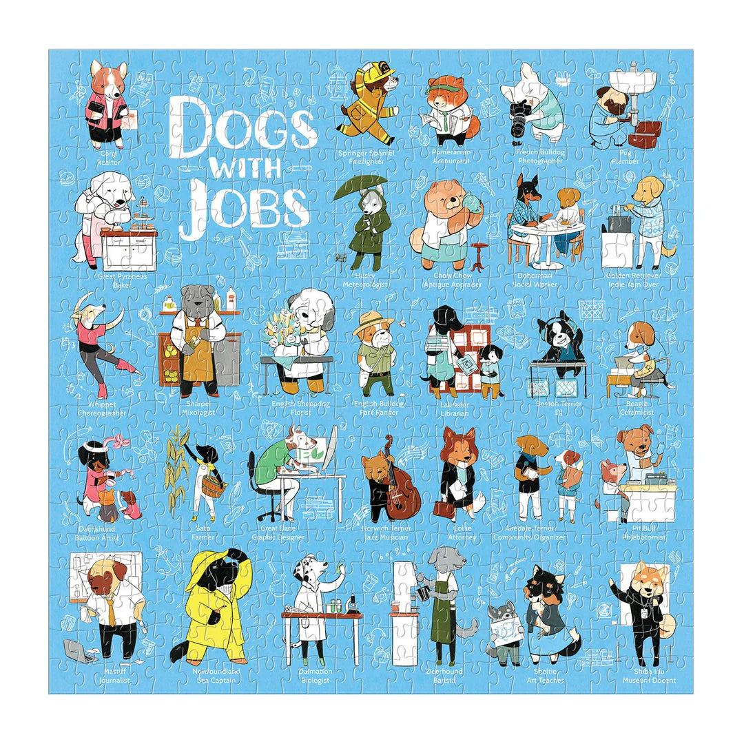 Dogs With Jobs 500 Piece Puzzle