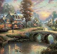 PUZZLE RENTAL: Sunset on Lamplight Lane