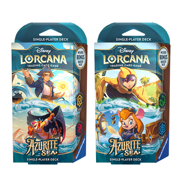 Disney Lorcana: Azurite Sea Starter Deck (Jim Hawkins / Tigger)