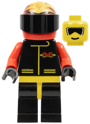 ext010   Minifigure   Extreme Team - Red