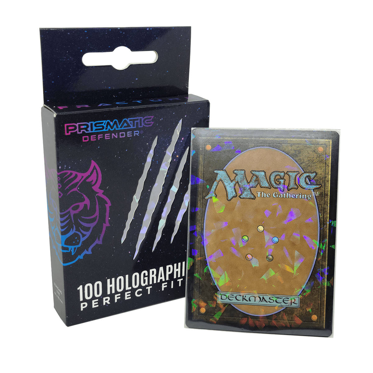 COMING SOON! Prismatic Defender: Holographic Perfect Fit Inner Sleeves, 100 Count (Choose Your Style!)