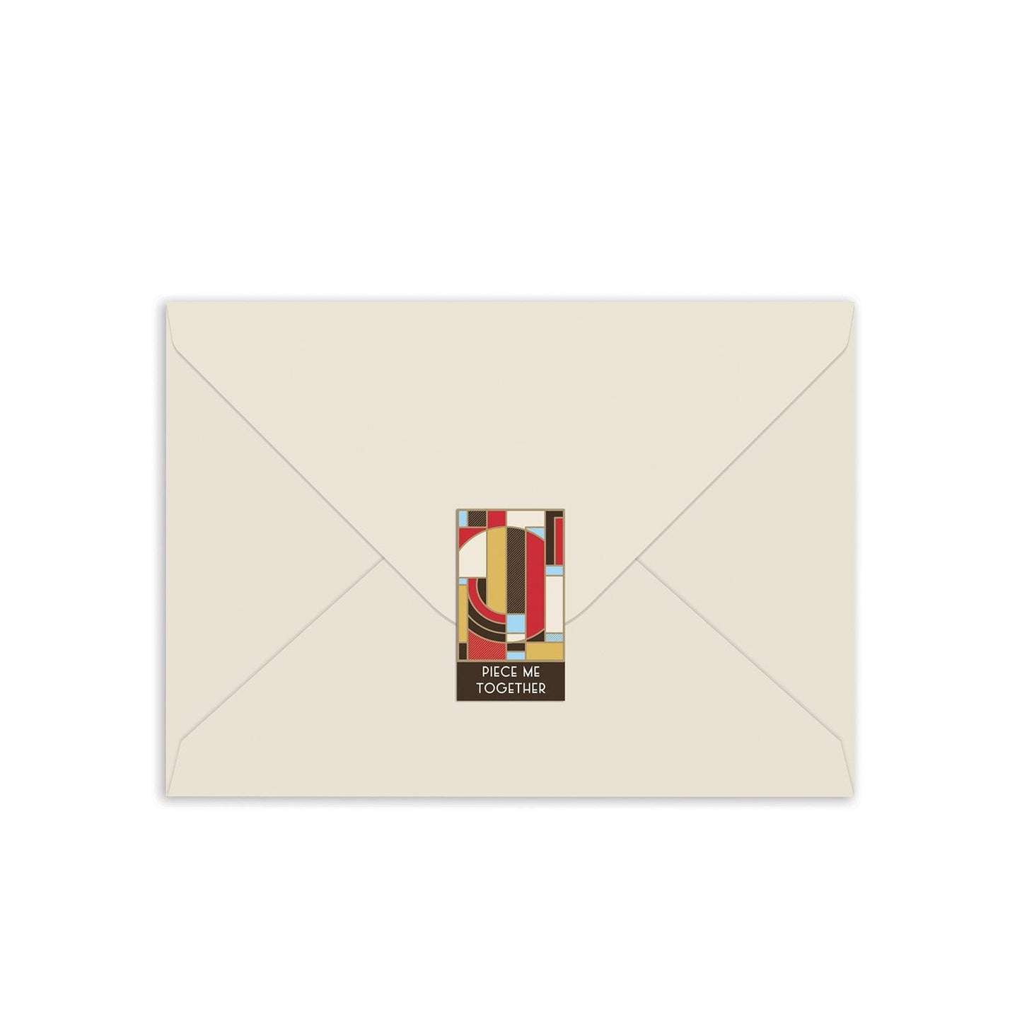 Frank Lloyd Wright Hoffman Rug Greeting Card Puzzle