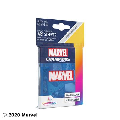 Marvel Card Sleeve Pack: Marvel Blue