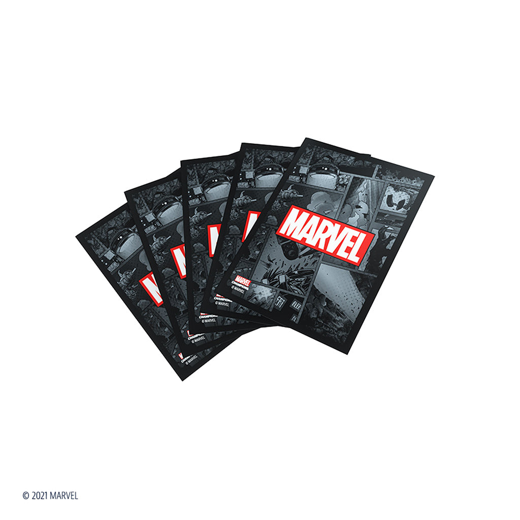 Marvel Champions Sleeves: Marvel Black