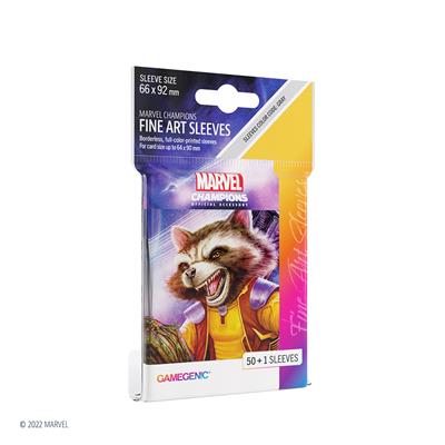 Marvel: Champions Fine Art Sleeves - Rocket Raccoon