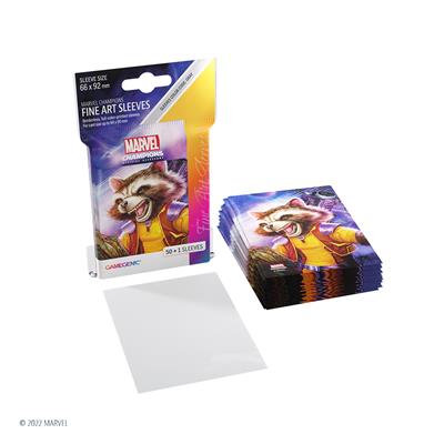 Marvel: Champions Fine Art Sleeves - Rocket Raccoon