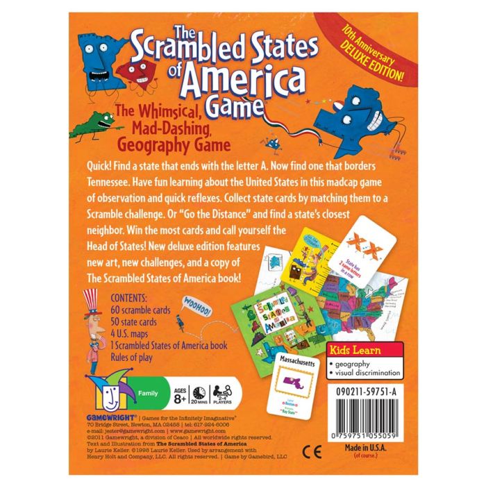 The Scrambled States of America Game Deluxe